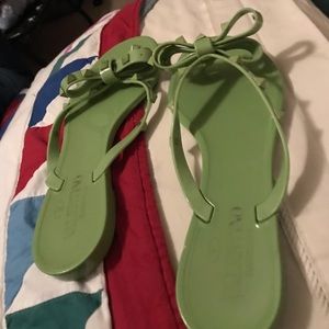 Valentino Jelly Sandals (37-7-Green)Authentic